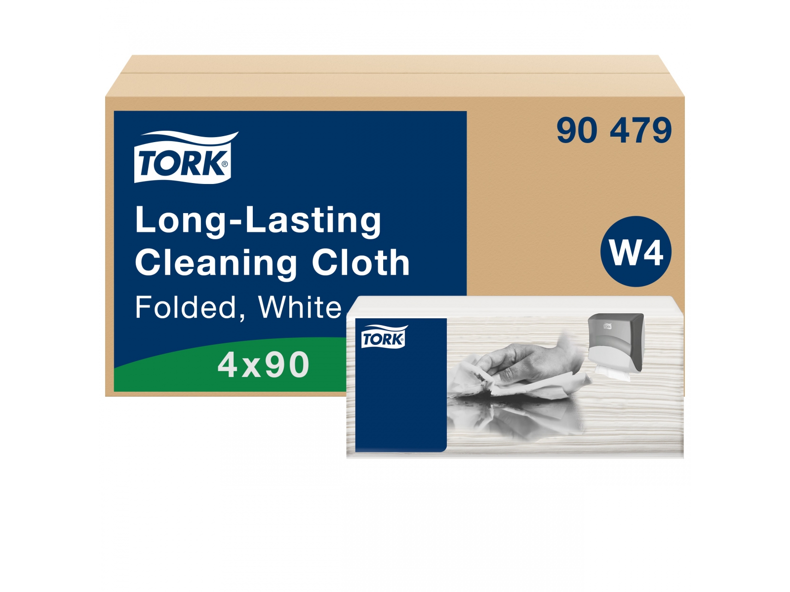 Czyściwo TORK 90479 Superwytrzymałe 4 x 90 listków